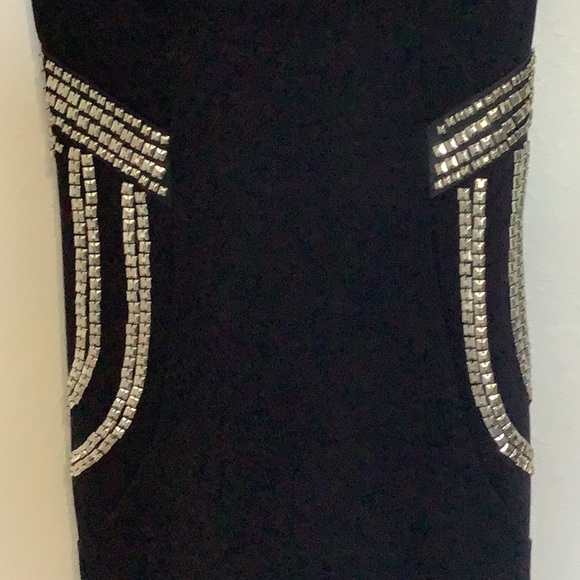 Guess Strapless Dress with Gold Accents - Picture 2 of 4